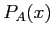 $ P_A(x)$