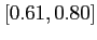 $ [0.61,0.80]$