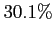 $ 30.1\%$