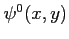 $ \psi^0(x,y)$