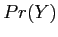 $ Pr(Y)$