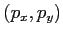 $ (p_x,p_y)$