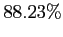 $ 88.23\%$