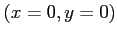 $ (x=0, y=0)$