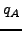 $q_{A}$