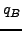 $q_{B}$