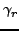 $\gamma_r$
