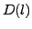 $D(l)$