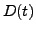 $D(t)$