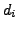 $d_{i}$