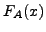 $F_A(x)$